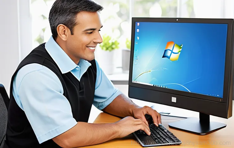 쌍문동 출장방문윈도우 windows 설치 - **Image Prompt 1: From FreeDOS Frustration to Windows 11 Joy**
    A split image or sequential view ...