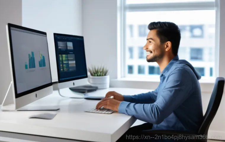 행주동 SESSION3_INITIALIZATION_FAILED - A focused person, wearing a clean, light-colored t-shirt, is meticulously examining the internal com...