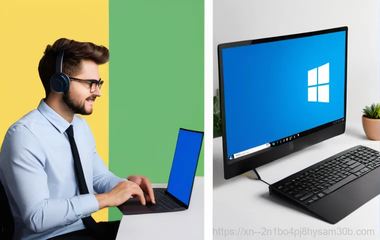 과천동 출장방문윈도우 windows 설치 - **Image Prompt 1: Professional On-Site Computer Repair Service**
    A clean, brightly lit image dep...