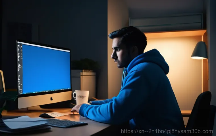 강북구 MACHINE_CHECK_EXCEPTION - Prompt 1: The Frustrated User and the Blue Screen**