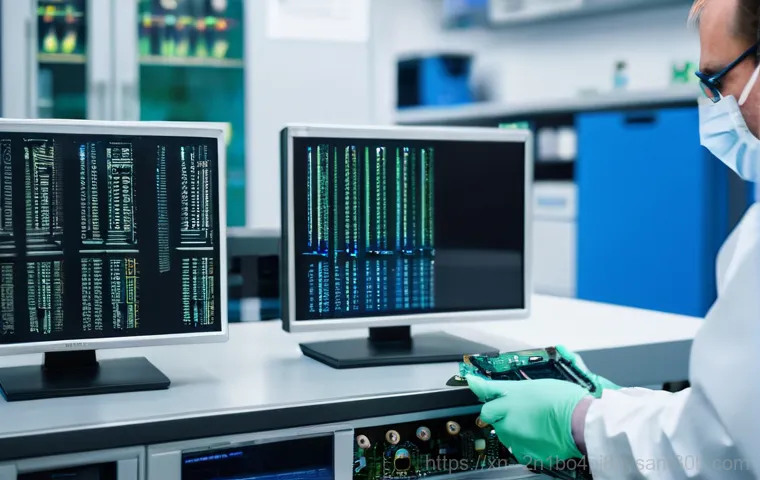 북가좌동 NAS출장방문수리점 - **Prompt 2:** A professional and friendly IT technician, wearing a neat polo shirt with a company lo...