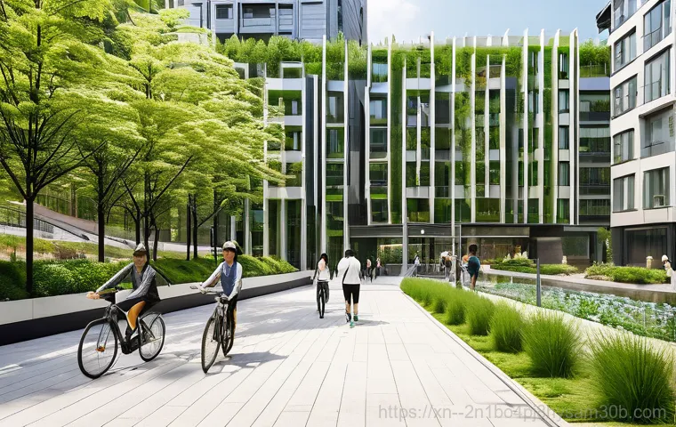 천왕동 STATUS_NO_MEMORY - **Harmonious Blend: Nature and Community in a Modern City**
    A heartwarming and serene outdoor sc...