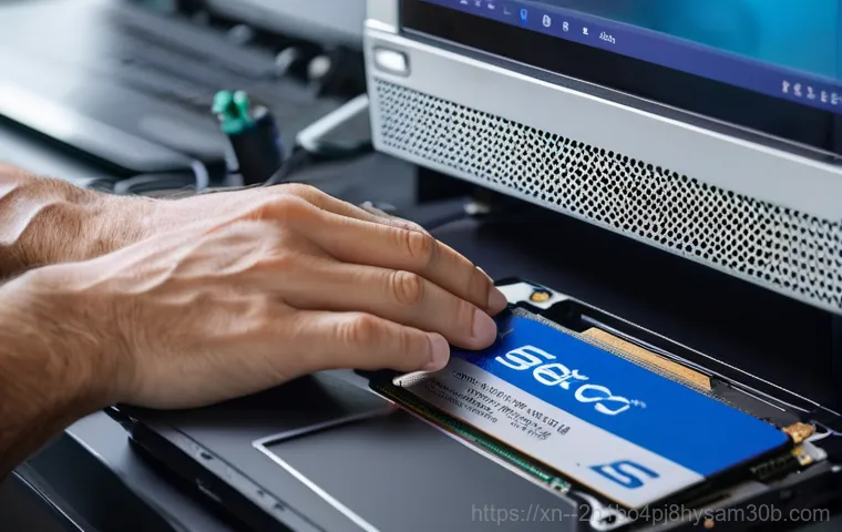봉래동 하드조립 및 교체수리 - **Image Prompt 2: High-Performance Computing with NVMe SSD**
    A dynamic scene featuring a modern,...
