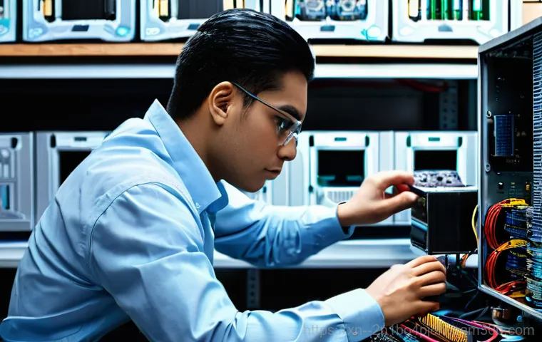 원흥동 INVALID_KERNEL_HANDLE - **Prompt:** A young professional, dressed in smart casual attire, sits at a modern desk in a well-li...