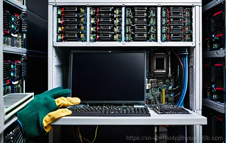 용신동 STATUS_KERNEL_HANDLE_INVALID - **Prompt:** A concerned person, fully clothed in casual attire, gazes at a desktop computer monitor ...