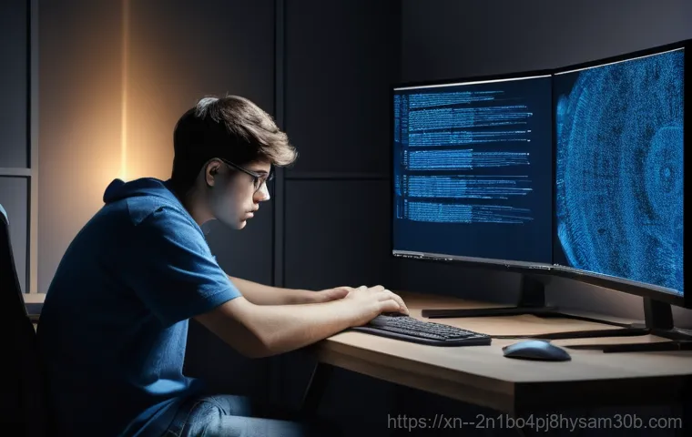 관문동 STATUS_KERNEL_HEAP_CORRUPTION - **Prompt 1 (Problem - Kernel Heap Corruption):** A vivid, abstract depiction of a computer's interna...
