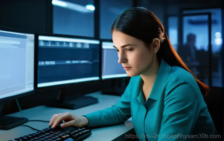 마곡동 네트워크구축 설정 및 세팅오류해결 - **Prompt 1: Modern Office Network Setup**
    A professional male IT engineer, in his early 30s, wit...