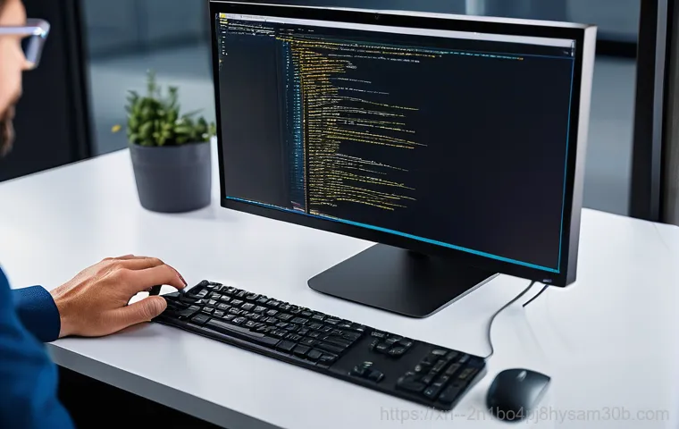 성내동 STATUS_INVALID_DEVICE_REQUEST - **Prompt 2: Meticulously Checking USB Connections**
    A person, gender-neutral, with neatly rolled...
