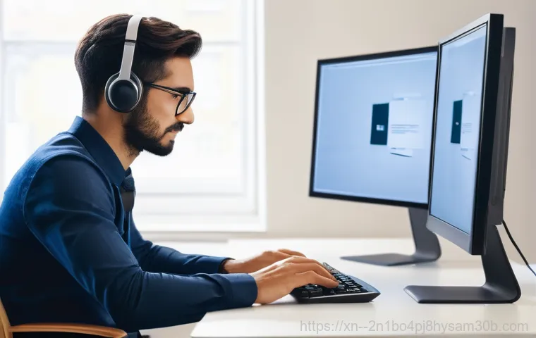 도봉동 VIDEO_DRIVER_INIT_FAILURE - **Image Prompt**: A dimly lit room, late evening. A young man or woman (20s-30s) sits slumped in a c...