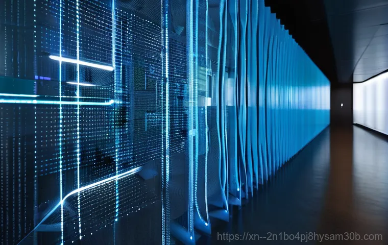 교북동 STATUS_NETWORK_ACCESS_DENIED - An abstract, futuristic depiction of a data flow being blocked within a cloud computing environment....