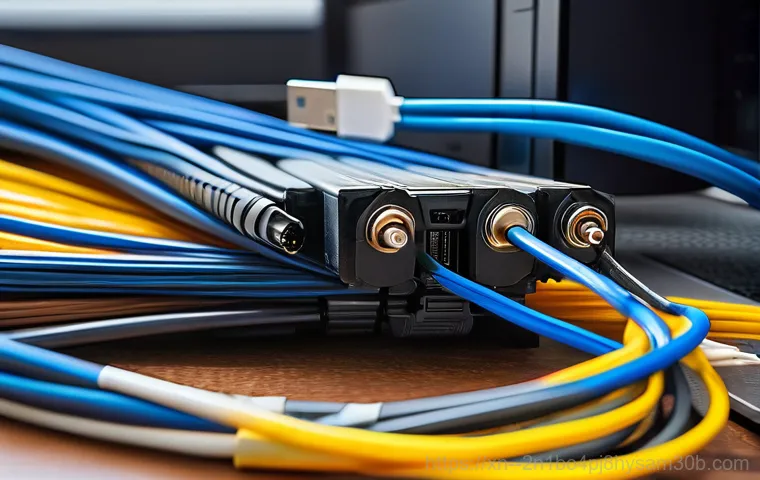 동화동 케이블연결확인 - **HDMI Cable Troubleshooting Behind a TV**: An eye-level perspective showing an adult (dressed in co...