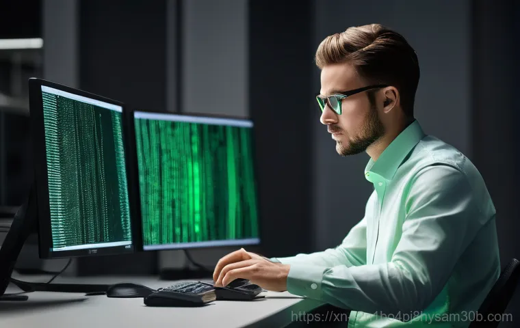 오장동 SYSTEM_THREAD_EXCEPTION_NOT_HANDLED - **Prompt for Driver Conflict/Damage:**
    "A frustrated person, looking stressed and slightly bewil...