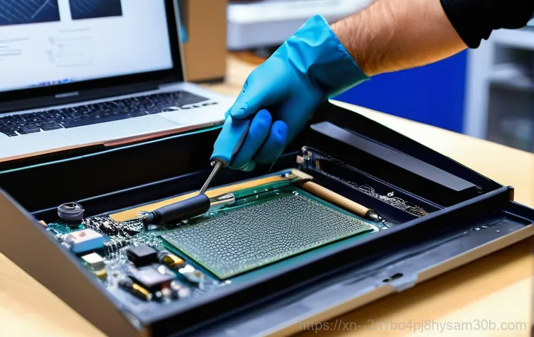 역촌동 맥북에어 판매 및 수리 - **Image Prompt 1: Frantic MacBook Air Troubleshooting**
    A concerned young adult, wearing a comfo...