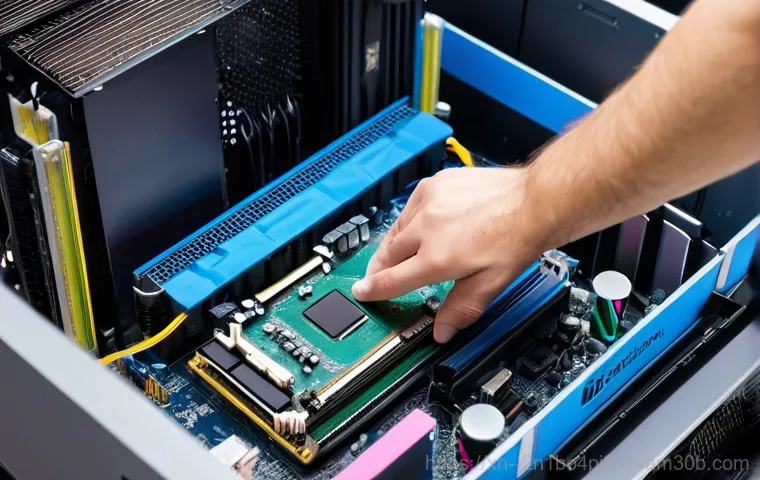 평창동 VIDEO_DRIVER_INIT_FAILURE - A focused and calm individual in a well-organized home office, meticulously troubleshooting a deskto...