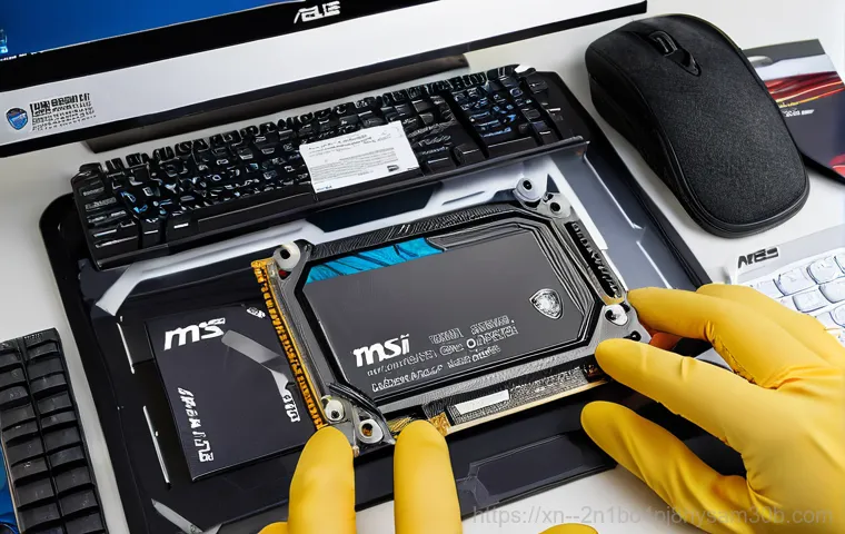 회현동 워크스테이션출장방문수리점 - A close-up shot focusing on the interaction between a professional, knowledgeable technician and a s...