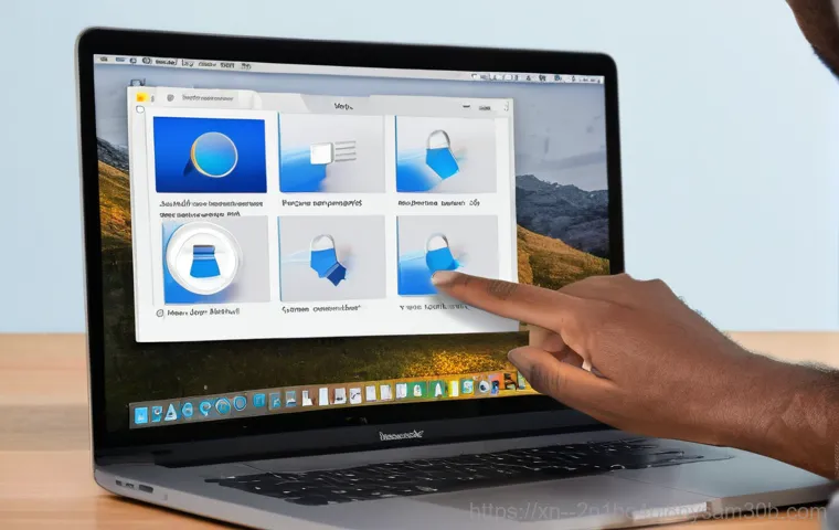 대림동 맥윈도우 부트캠프_bootcamp 재설치 포맷  초기화 - **Prompt 2: Diligent Data Backup Before Mac Initialization**
    A focused individual, appearing to ...