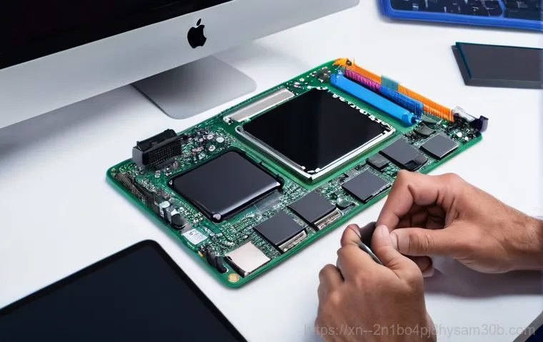 소공동 아이맥 판매 및 수리 - **Image Prompt 1: iMac Internal Cleaning and Thermal Paste Reapplication**
    A close-up shot of a ...