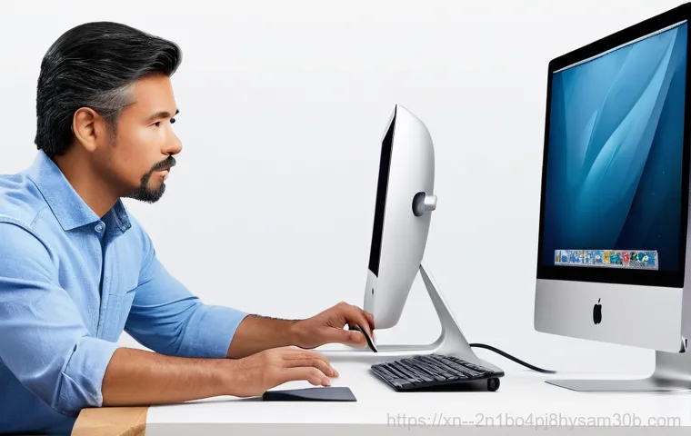 소공동 아이맥 판매 및 수리 - **Image Prompt 2: iMac SSD Upgrade with a Professional Technician**
    A bright, well-lit image fea...