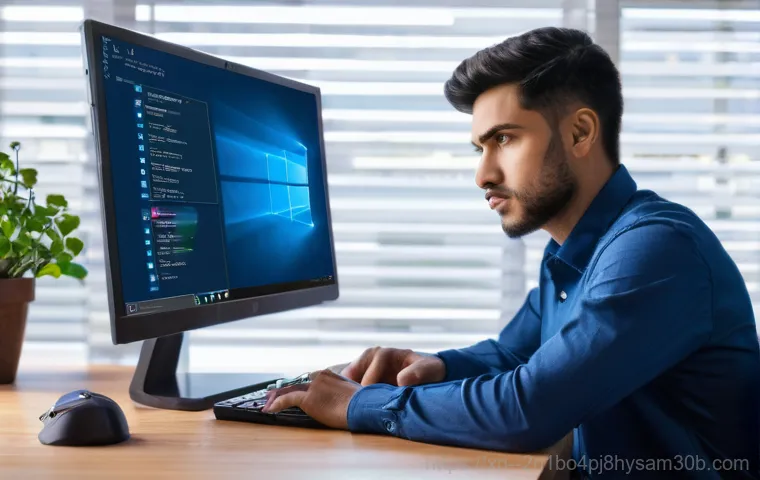 회덕동 SYSTEM_THREAD_EXCEPTION_NOT_HANDLED - **Prompt:** A close-up, stylized internal view of a high-performance computer. The central focus is ...