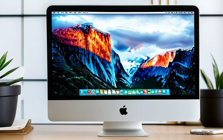 연건동 macosX재설치 포맷  초기화 - A person in a comfortable home office setting, responsibly backing up their MacBook data. The scene ...
