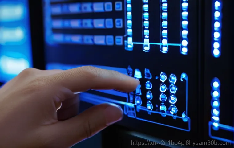 연건동 STATUS_DISK_NOT_INITIALIZED - **Prompt:** In a sleek, modern server room or a high-tech IT office, a focused IT administrator, wea...