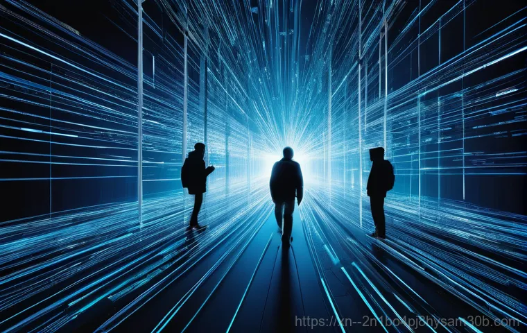 옥천동 MULTIPLE_IRP_COMPLETE_REQUESTS - A young professional, appearing visibly frustrated and stressed, stares wide-eyed at a computer moni...