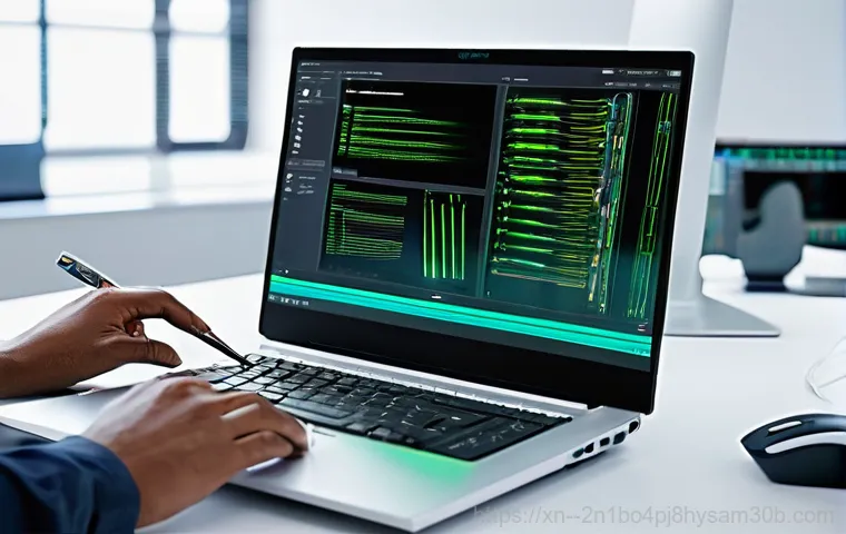 익선동 CRITICAL_PROCESS_DIED - **Prompt:** A stylized, almost futuristic depiction of an open computer tower, revealing glowing int...