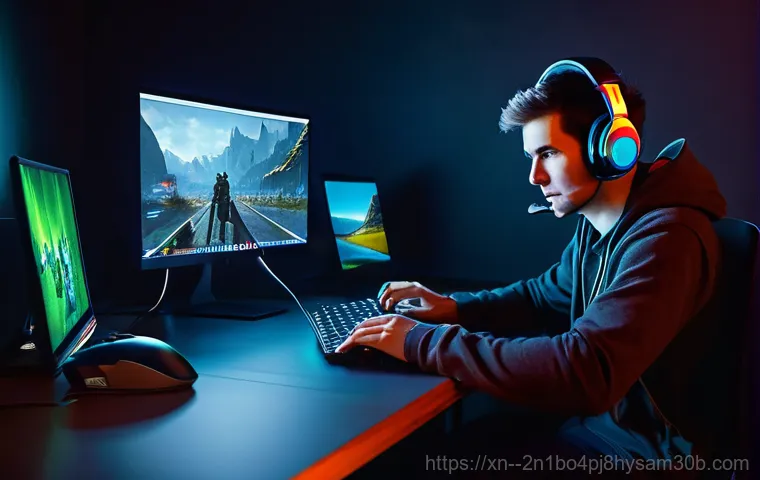 예지동 부트캠프설치 - **Image Prompt 1: Seamless Dual-OS Productivity on a MacBook**
    A young professional (early 30s, ...