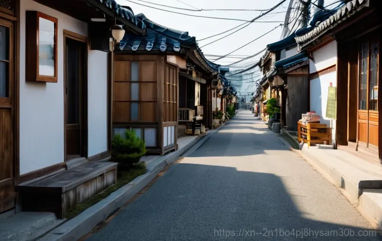 송정동 STATUS_INSUFFICIENT_RESOURCES - Prompt 1: Fading Vitality in an Old Neighborhood**