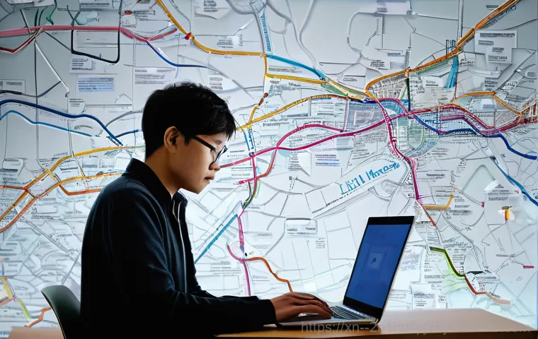덕은동 STATUS_INVALID_PAGE - **Prompt:** A young, frustrated adult (male or female) sitting in front of a computer screen display...