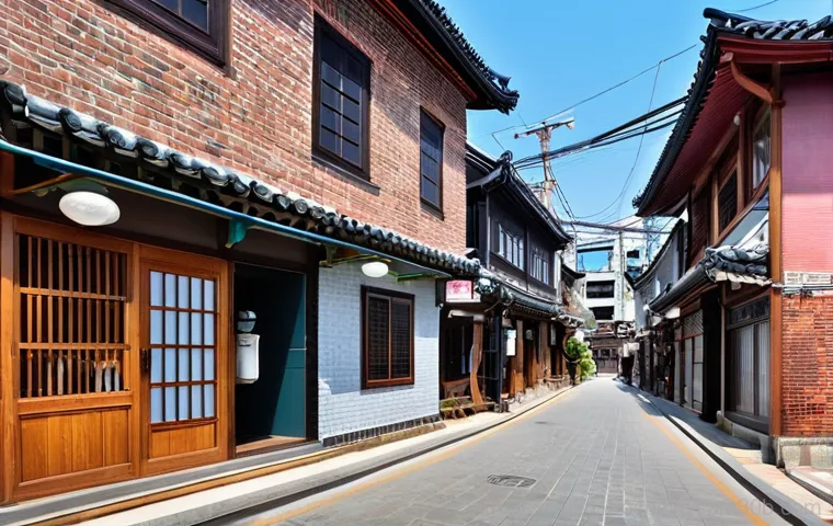 연남동 STATUS_MEMORY_VIOLATION - **Prompt 2: Vibrant, Hip Yeonnam-dong Street (Present)**
    "A bustling and vibrant street scene in...