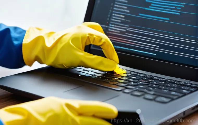 사간동 PAGE_TABLE_CORRUPT - **"DIY Diagnosis: RAM Check"**
    A close-up shot of a pair of hands, likely belonging to a young a...