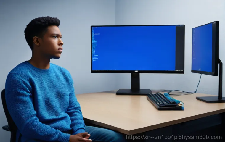 과천동 KERNEL_MODE_HEAP_CORRUPTION - A person with focused concentration is carefully re-seating a RAM stick into a desktop computer's mo...