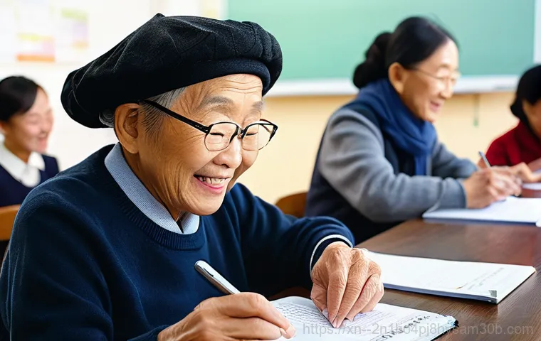 동작동 프로그램응답없음 - **A Vibrant Community Learning Hub in Dongjak-dong:**
    A wide shot of a modern, brightly lit comm...