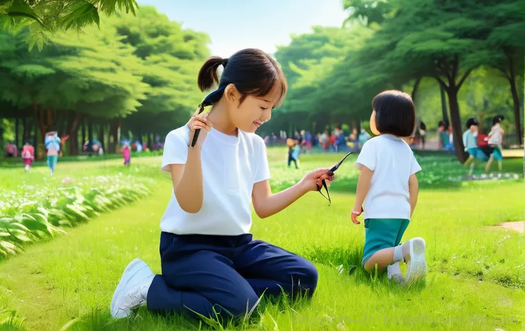 동작동 프로그램응답없음 - **Seniors Embracing Technology in Dongjak-dong:**
    A close-up to mid-shot of a diverse group of s...