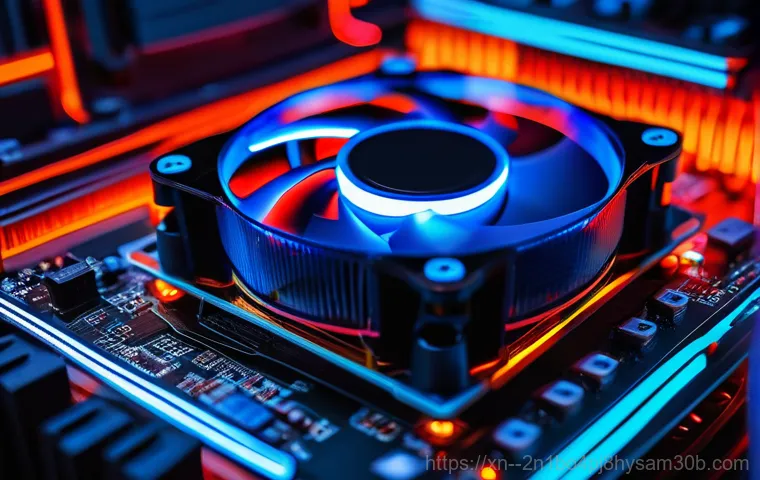 강일동 VIDEO_MEMORY_MANAGEMENT_INTERNAL - **Prompt:** A close-up, detailed shot inside an open computer tower. A pair of hands, with careful p...