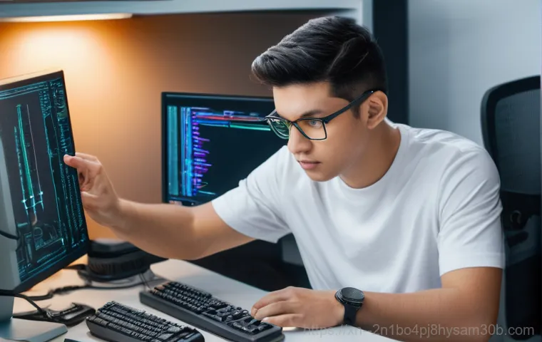 옥천동 STATUS_FILE_INVALID - **A sudden, frustrating computer error:** A young adult, casually dressed in a comfortable hoodie an...