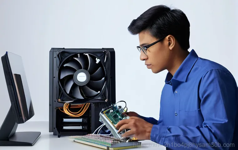 갈현동 HARDWARE_FAILURE - **Prompt:** A close-up shot of a modern computer tower, specifically focusing on the fan vents. Subt... 갈현동 HARDWARE_FAILURE - **Prompt:** A close-up shot of a modern computer tower, specifically focusing on the fan vents. Subt...