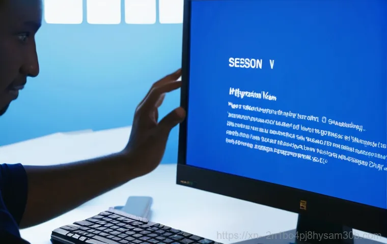 남대문 통과 전, SESSION_HAS_VALID_VIEWS_ON_EXIT 블루스크린 탈출법 1