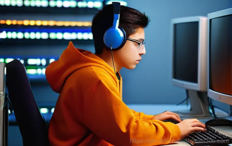 도원동 STATUS_INVALID_OBJECT - **Prompt 2: Diligent Data Backup**
    A person, dressed in comfortable, everyday attire such as a s...