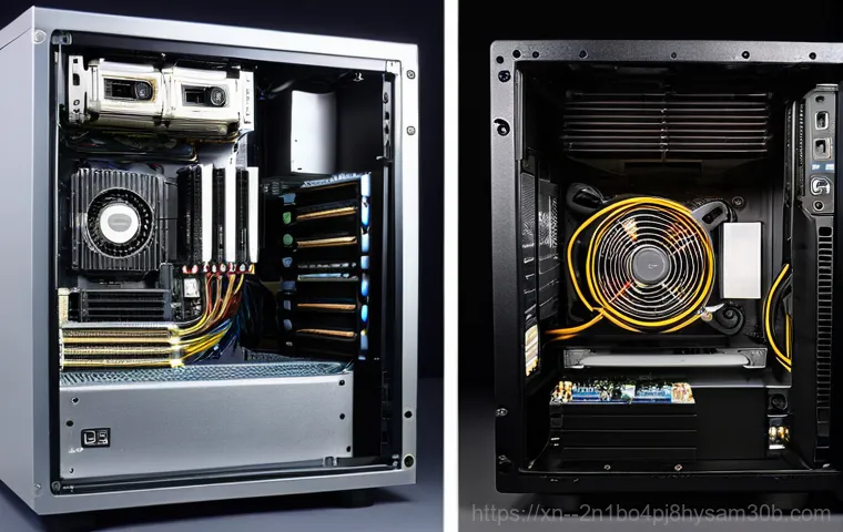 방화동 파워조립 및 교체수리 - **Prompt:** A conceptual, stylized illustration depicting the internal components of a desktop compu... 방화동 파워조립 및 교체수리 - **Prompt:** A conceptual, stylized illustration depicting the internal components of a desktop compu...