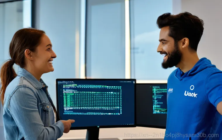 중구 STATUS_KERNEL_PERMISSION_DENIED - **Prompt 2: WSL Bridging Two Worlds**
    A female developer in her mid-30s, dressed in smart-casual...