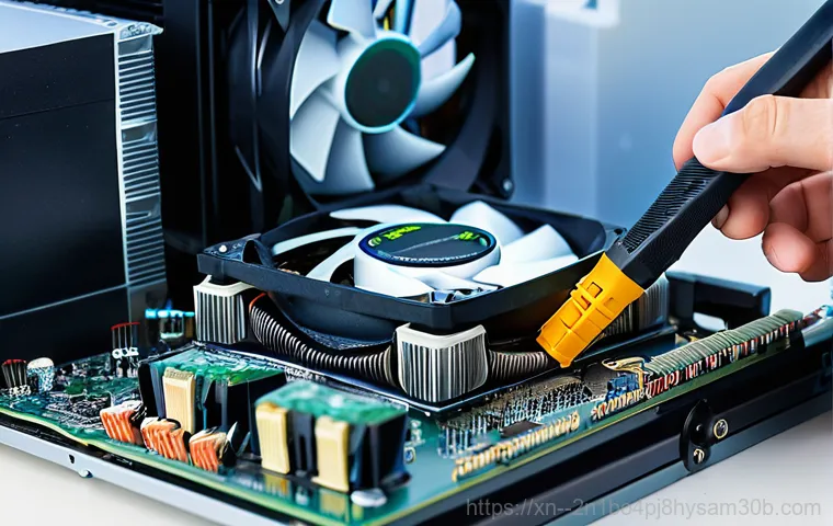 묵동 쿨러조립 및 교체수리 - **Prompt 2: The Elegance of Liquid Cooling vs. The Reliability of Air Cooling**
    A split image or...