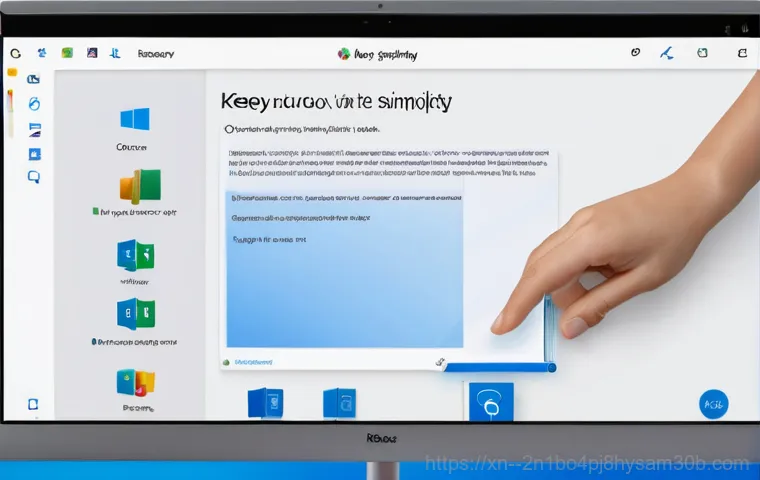 성내동 윈도우11 windows11 재설치 포맷  초기화 - **Image Prompt 2: Secure Data Backup**
    *   **Description:** A close-up shot focusing on a person...
