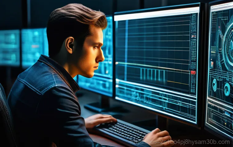 남현동 DRIVER_VERIFIER_DETECTED_VIOLATION - **Prompt 1: The Blue Screen Panic**
    A person, appearing stressed and anxious, sits in front of a...