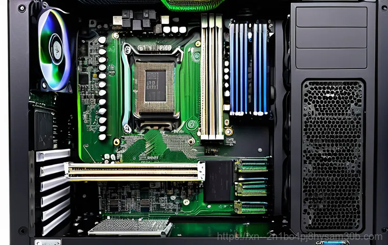 주성동 메인보드조립 및 교체수리 - **Prompt 2: Professional Motherboard Replacement**
    "A skilled computer technician, wearing an an...
