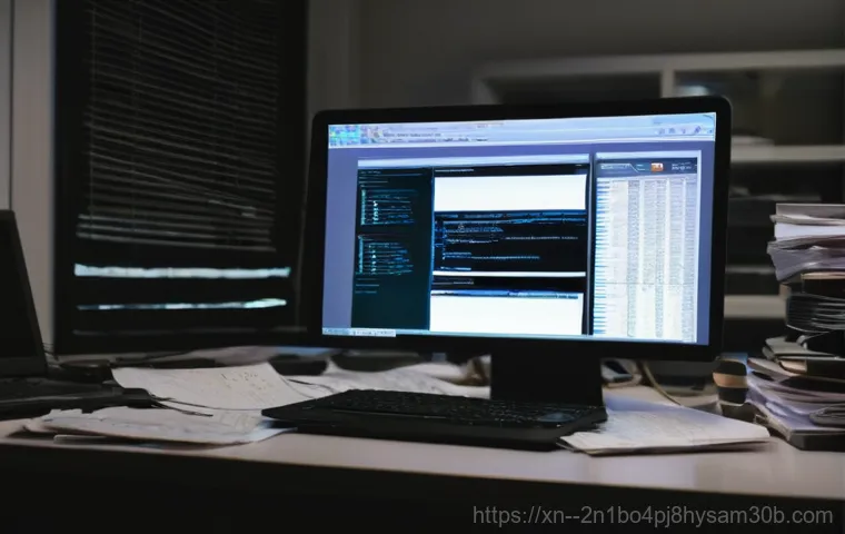 남산동 STATUS_MEMORY_OVERFLOW - Image Prompt 1: The Overwhelmed Digital Workspace** 남산동 STATUS_MEMORY_OVERFLOW - Image Prompt 1: The Overwhelmed Digital Workspace**