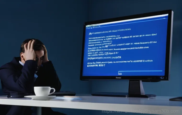 조원동 STATUS_MEMORY_VIOLATION - Image Prompt 1: The Sudden Blue Screen Alarm** 조원동 STATUS_MEMORY_VIOLATION - Image Prompt 1: The Sudden Blue Screen Alarm**