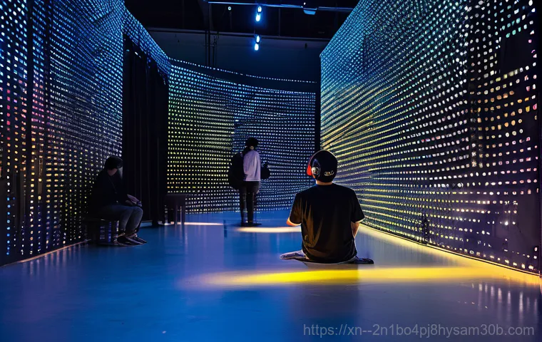 성수동 STATUS_INVALID_OBJECT - A mysterious and thought-provoking artistic installation within an urban renewal space, capturing th...
