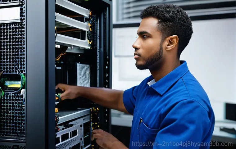 수송동 파워조립 및 교체수리 - A frustrated young professional (male or female, wearing smart casual clothes) sits at a modern desk... 수송동 파워조립 및 교체수리 - A frustrated young professional (male or female, wearing smart casual clothes) sits at a modern desk...